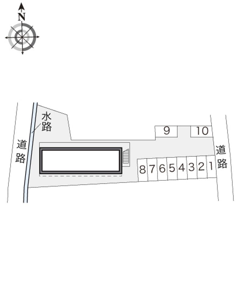 レオパレスアルモワール 配置図