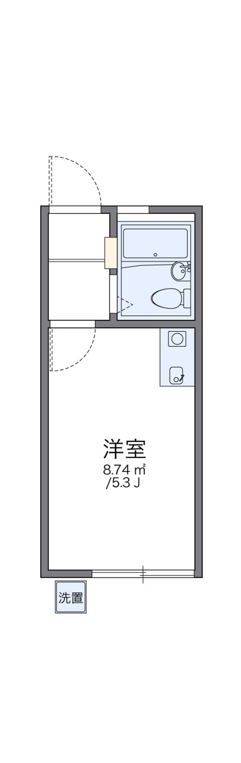 レオパレス祐天寺 間取り