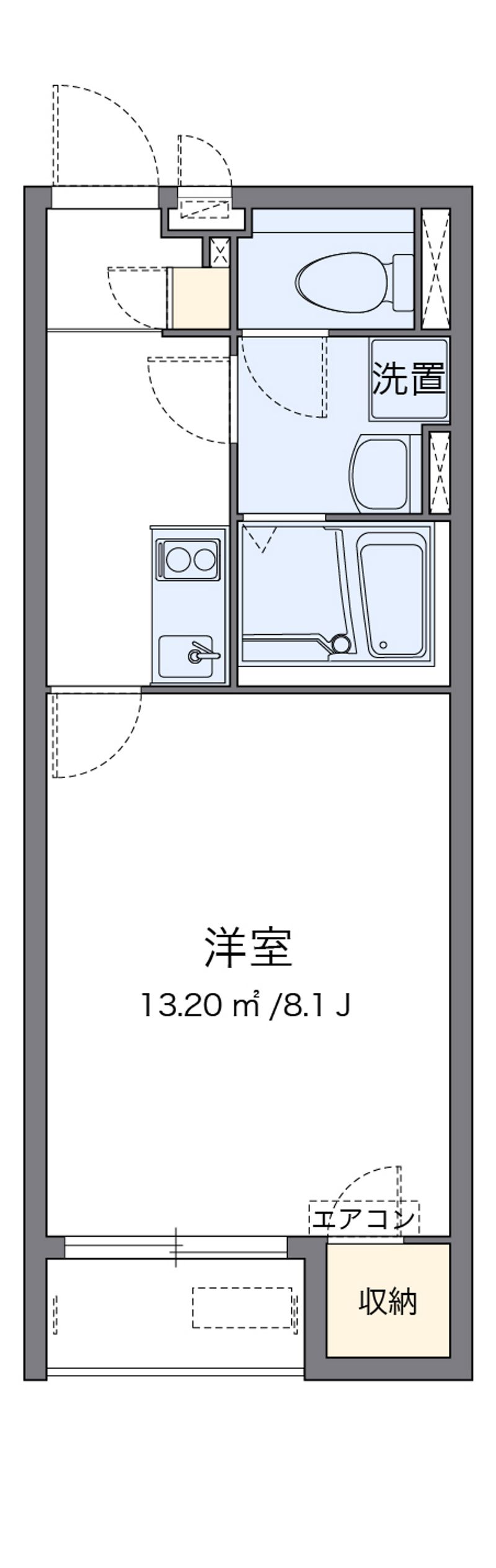 クレイノゾーンウイングロード 間取図