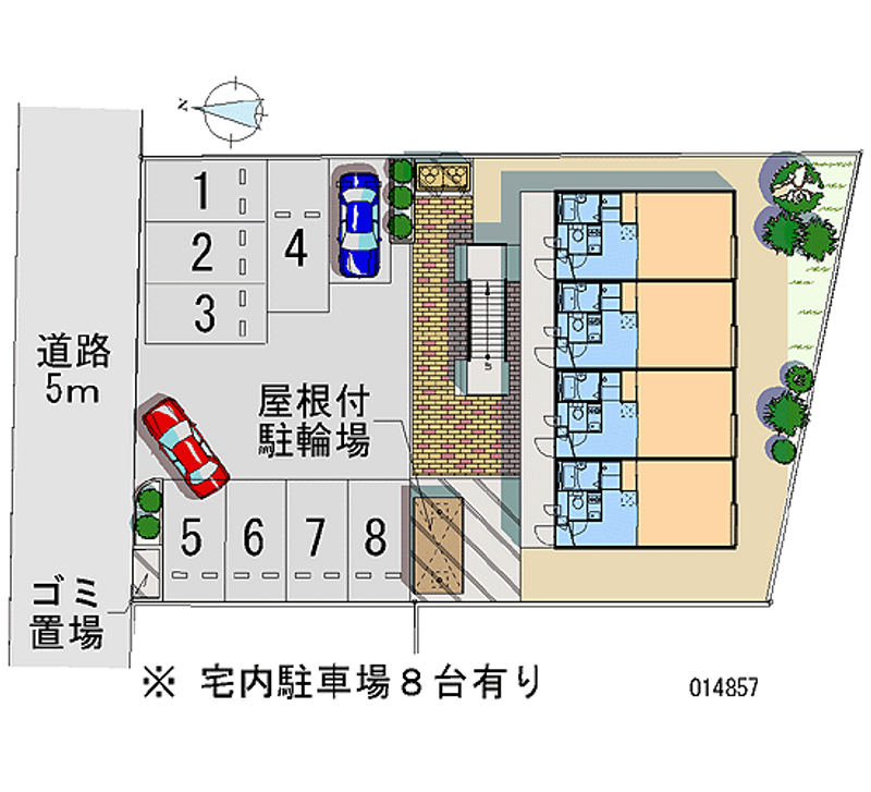 レオパレスエポック 区画図