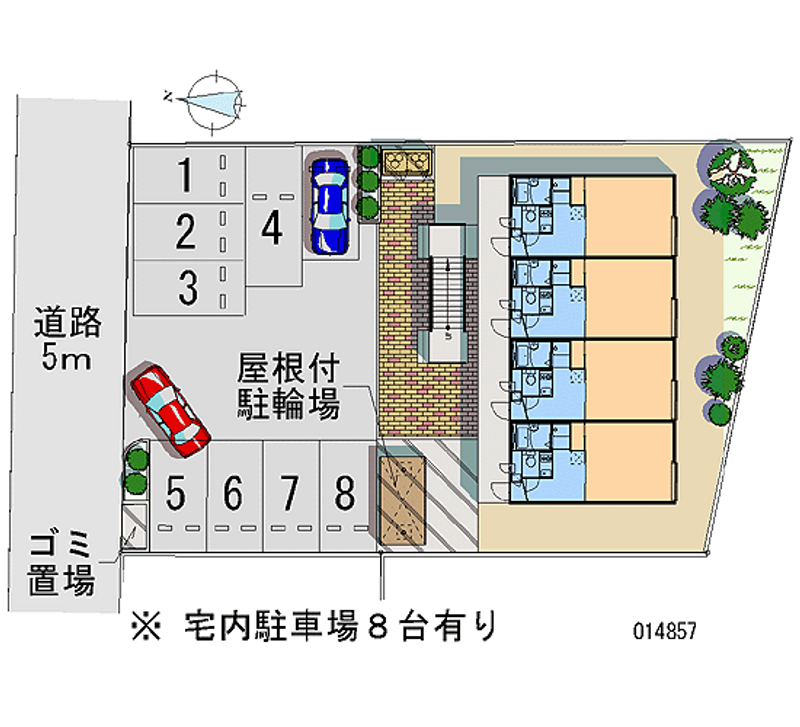 14857 Monthly parking lot