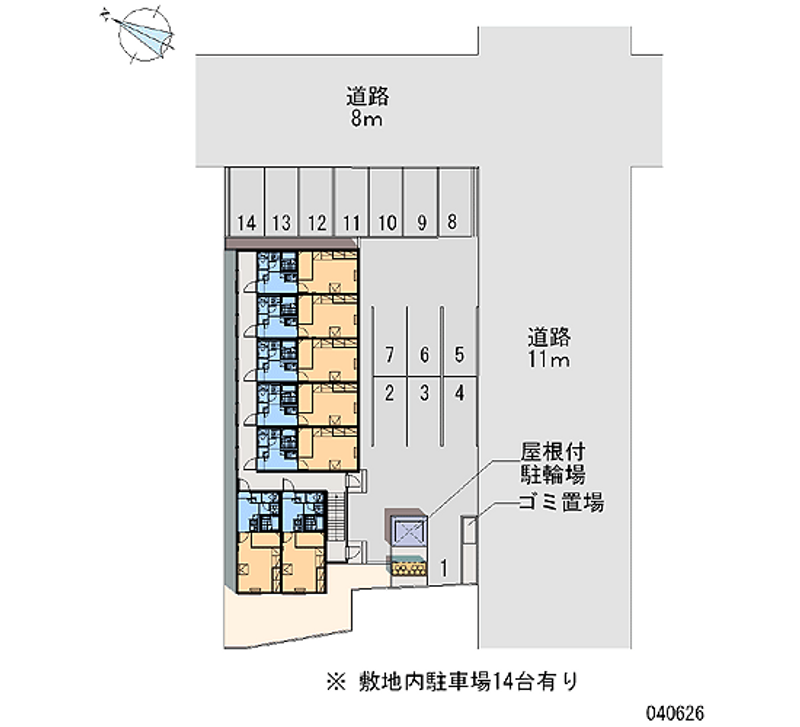 40626 Monthly parking lot