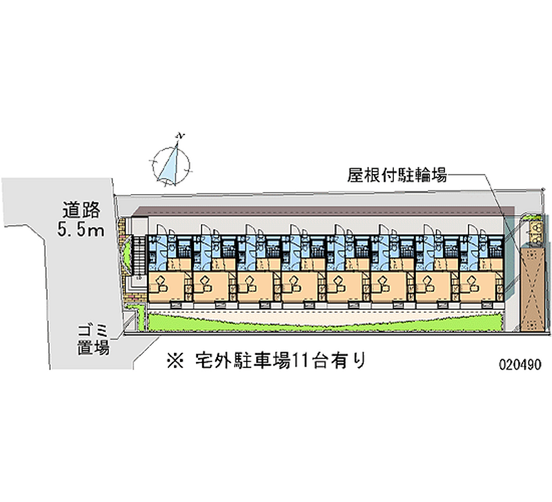 レオパレス松陽 月極駐車場