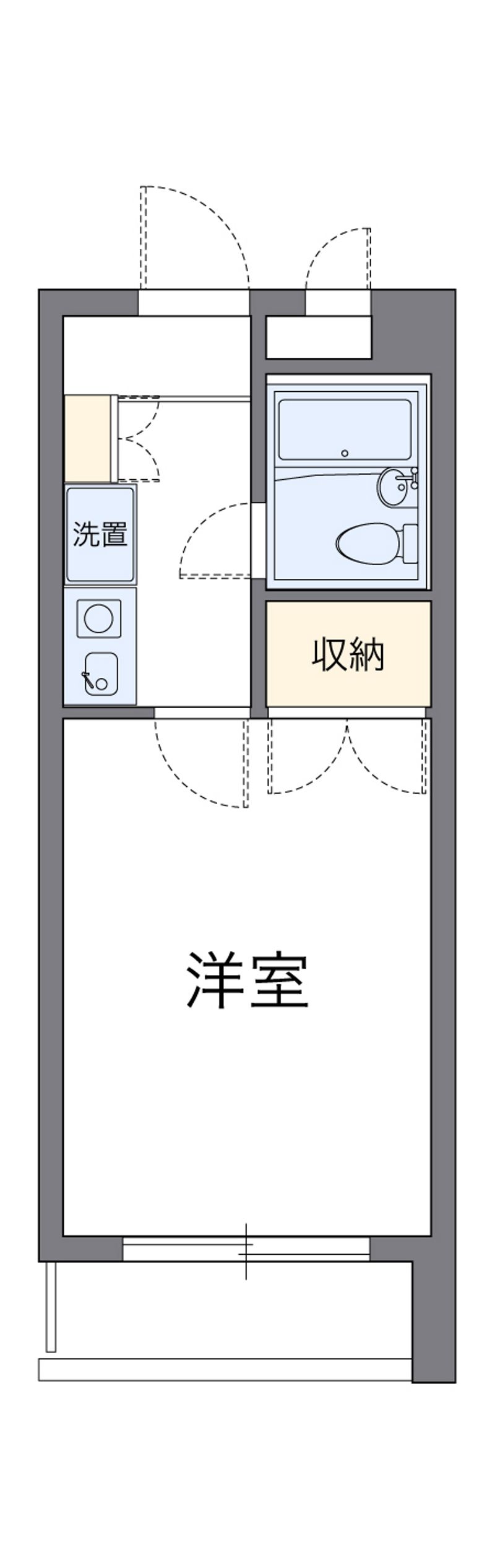 レオパレスＲＸコスモＭ 間取図