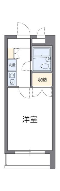 レオパレスＲＸコスモＭ 間取り図