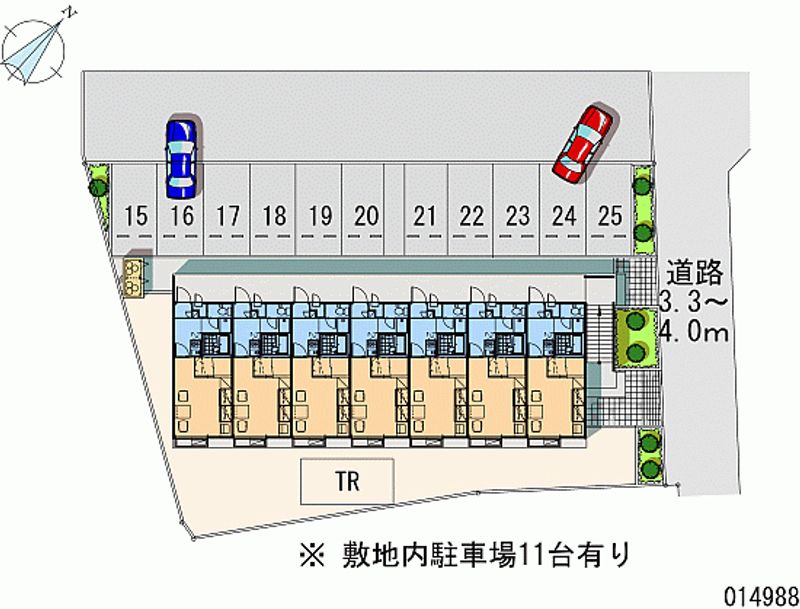 14988 Monthly parking lot