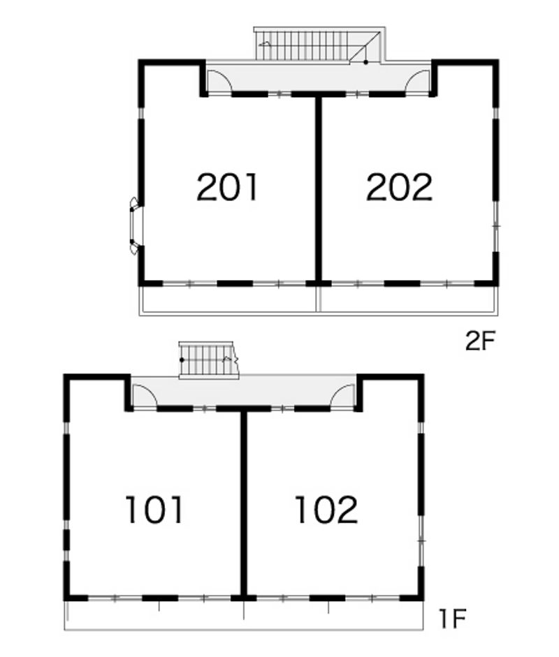 leopalace Edogawadai Dai21 户型布局图