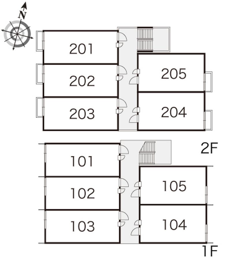 レオパレスセジュール 間取り配置図