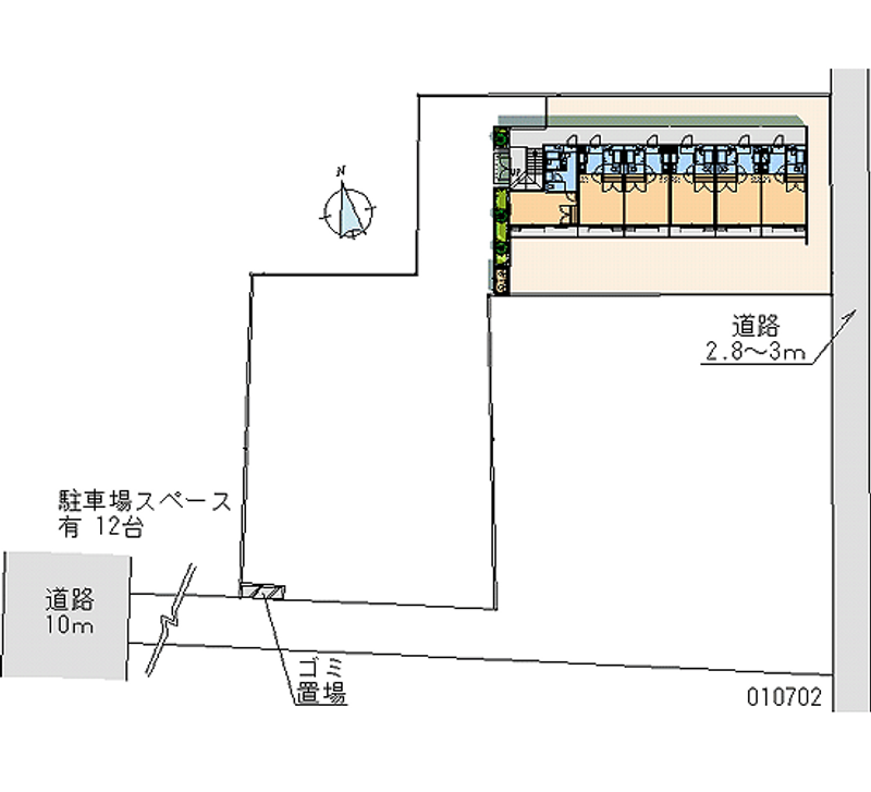 10702 Monthly parking lot