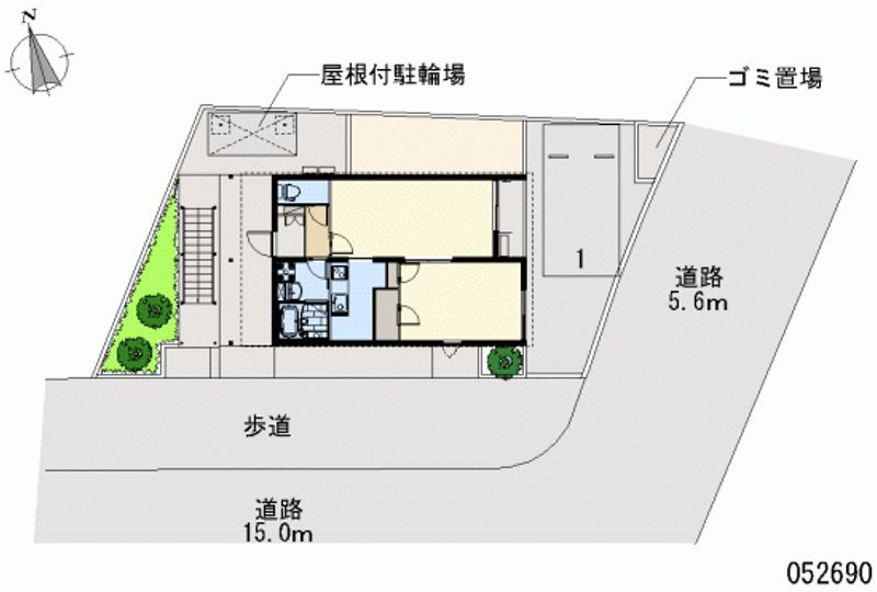 レオネクストエストⅡ 区画図