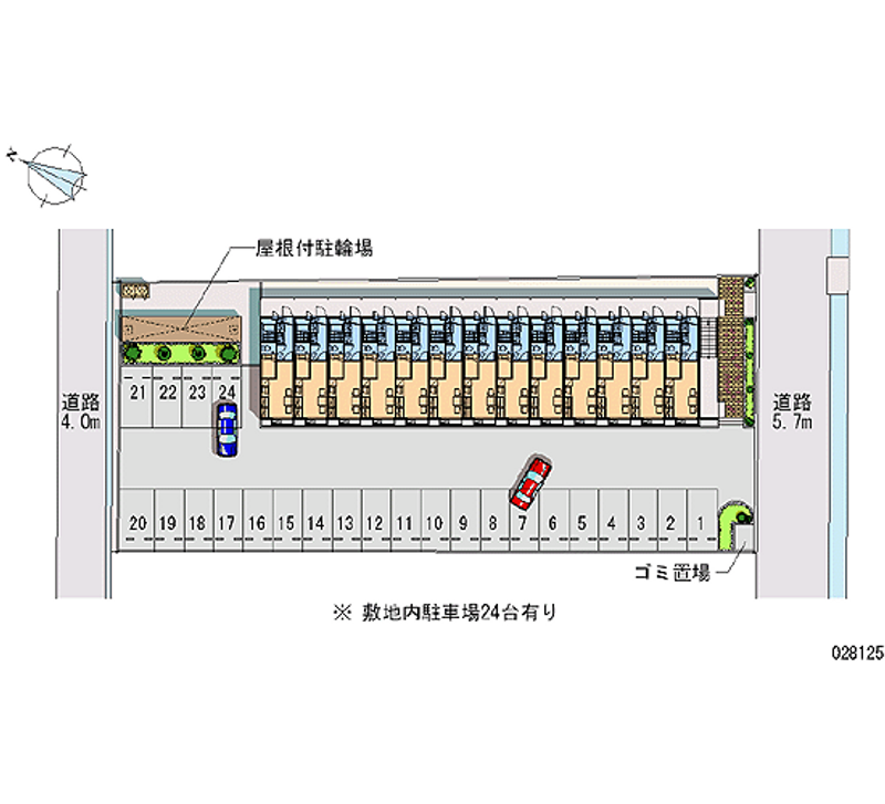 レオパレスＳｔａｎｚａ 月極駐車場