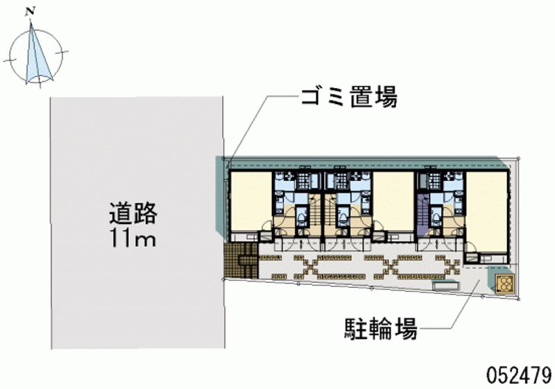 レオネクストコートハウス塚越 区画図