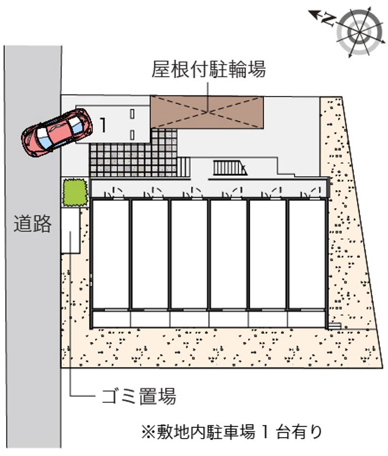 クレイノクレール　オオクボ 配置図