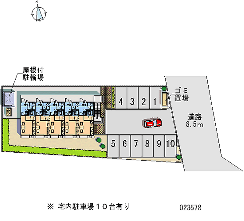 レオパレスＭＤＡⅡ 月極駐車場