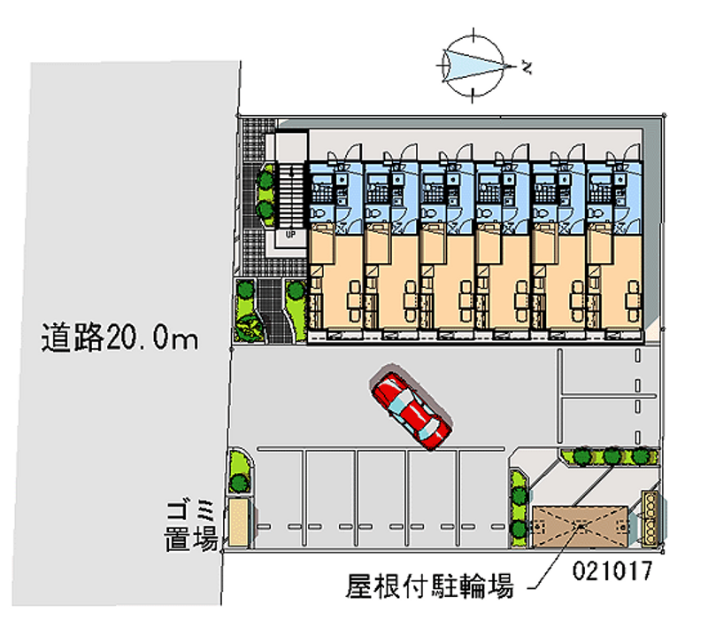 レオパレスコンフォートⅡ 月極駐車場