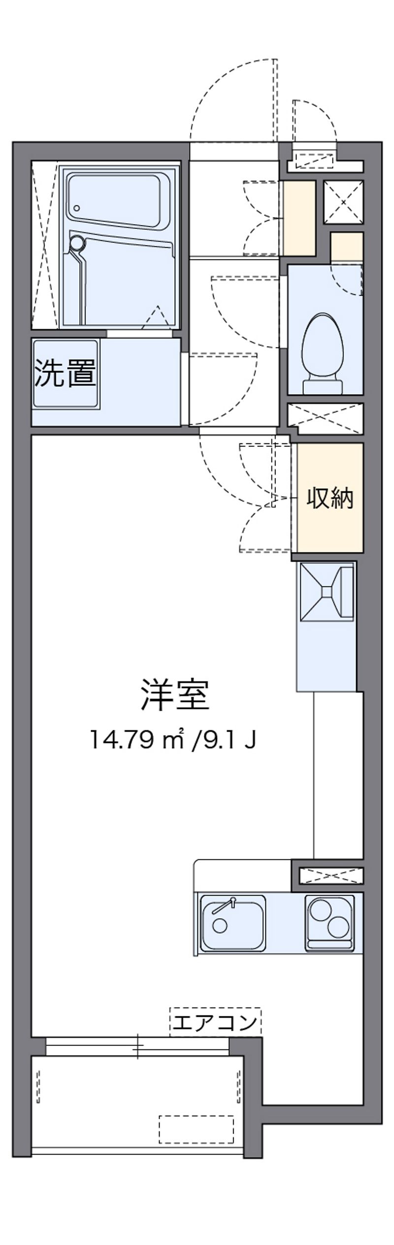 レオネクストＯＺ−４ 間取図
