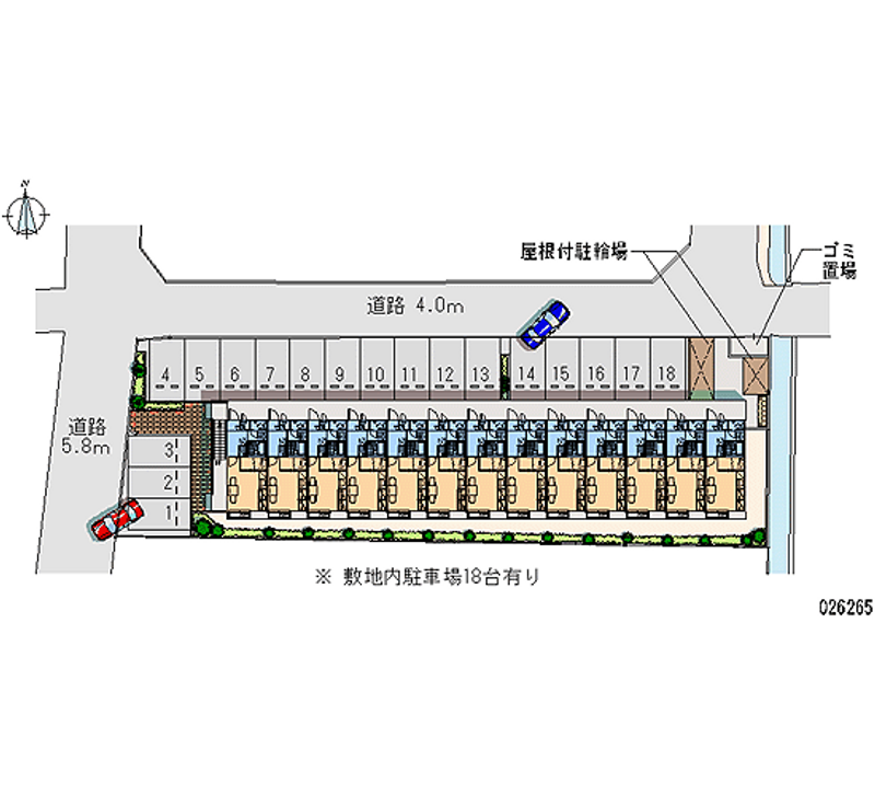 26265 bãi đậu xe hàng tháng