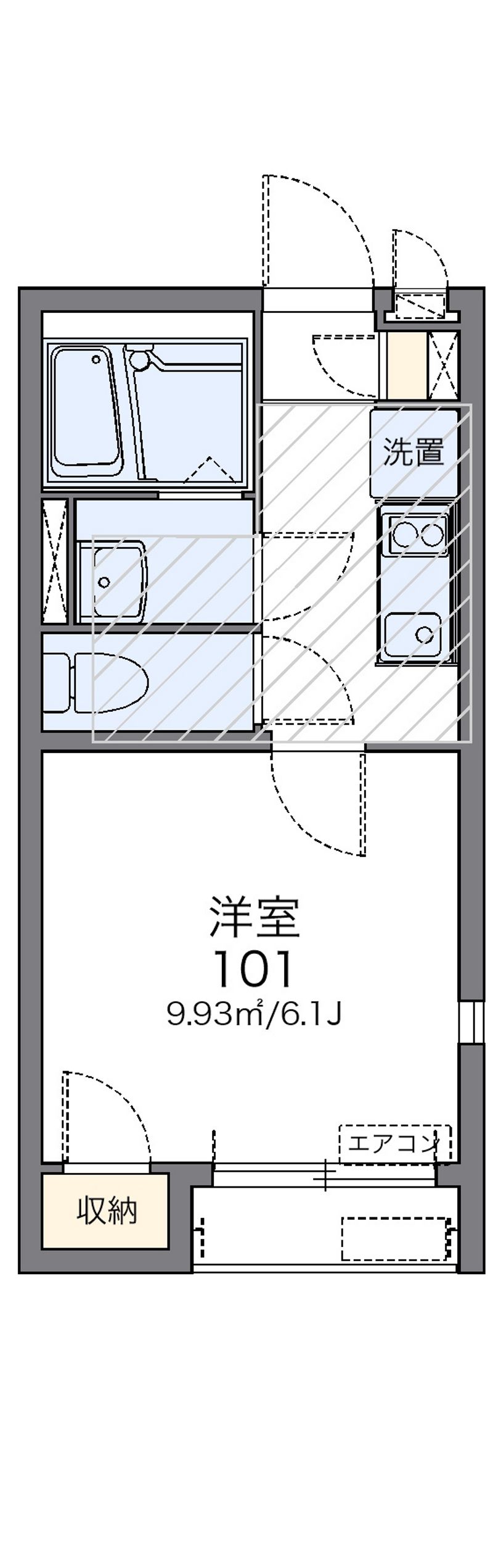 レオネクストヒルズバン 間取図