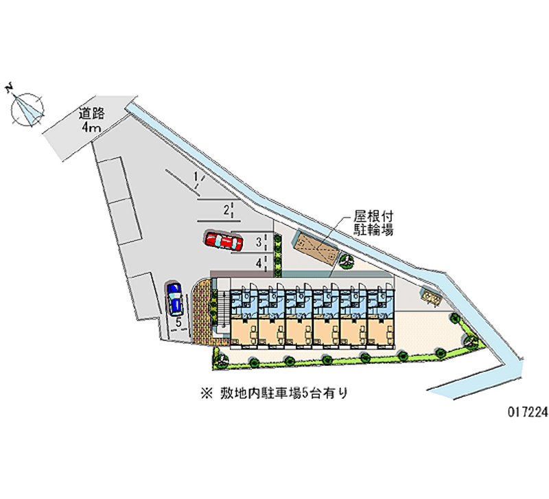 レオパレスディヤーナ 月極駐車場