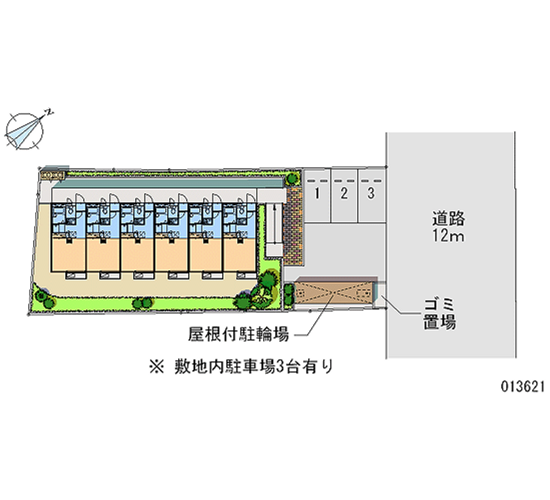 レオパレスアルビレオ 区画図