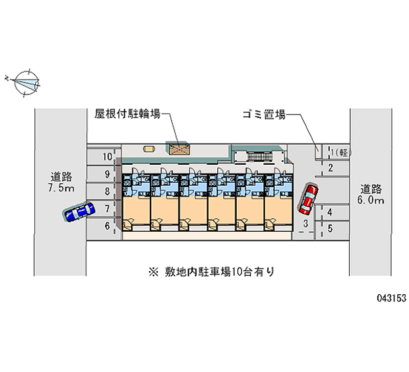 レオパレス柳の里 月極駐車場