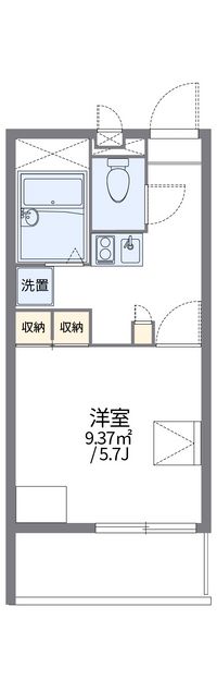 レオパレスルーメン 間取り図