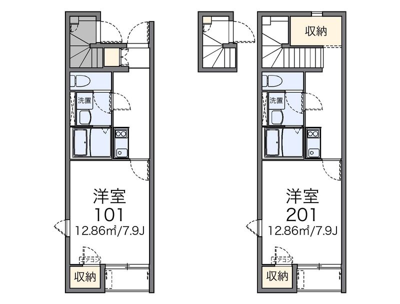 レオネクストプルニエ五日市 間取図