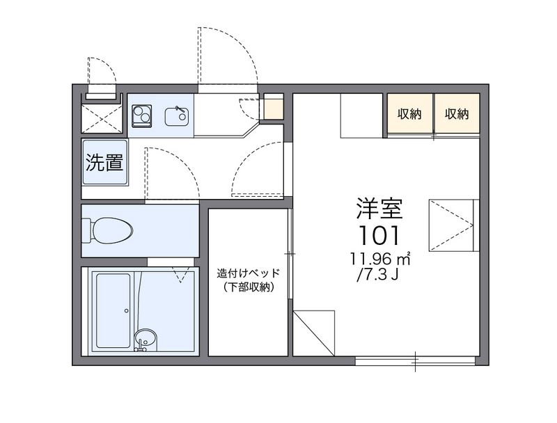 レオパレスＫ　Ｒｅｖｅ 間取図
