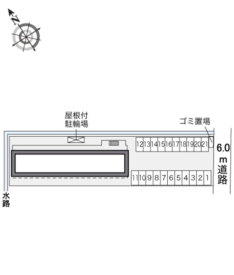 レオパレス飛翔 配置図