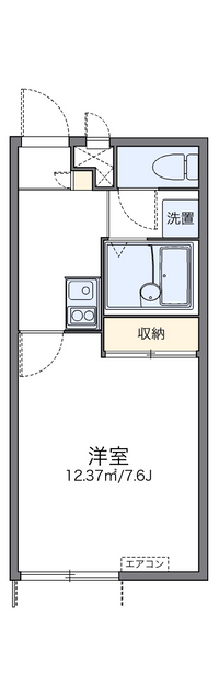 レオパレス鳴滝 間取り図