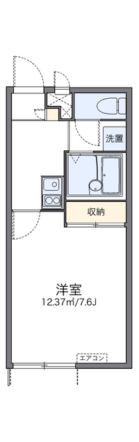 レオパレス鳴滝 間取り