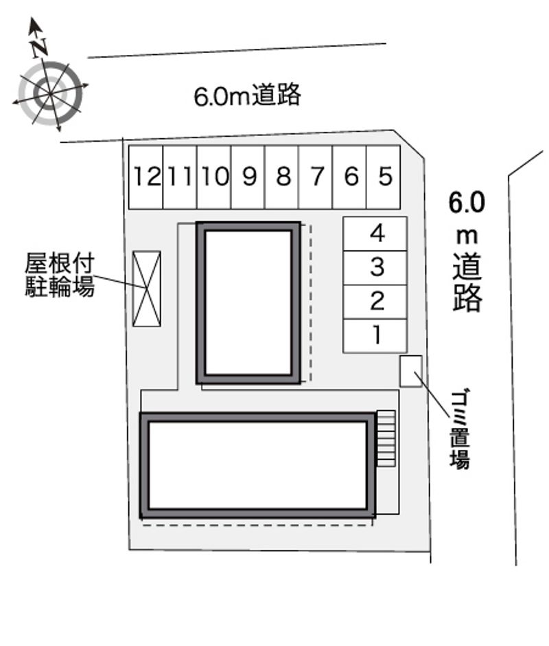 レオパレスパストラル 配置図