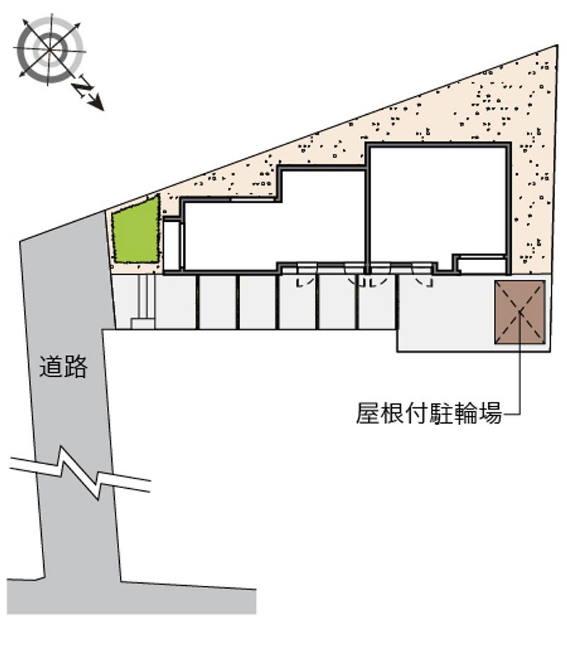 レオネクストヴィラージュ鷺宮 配置図