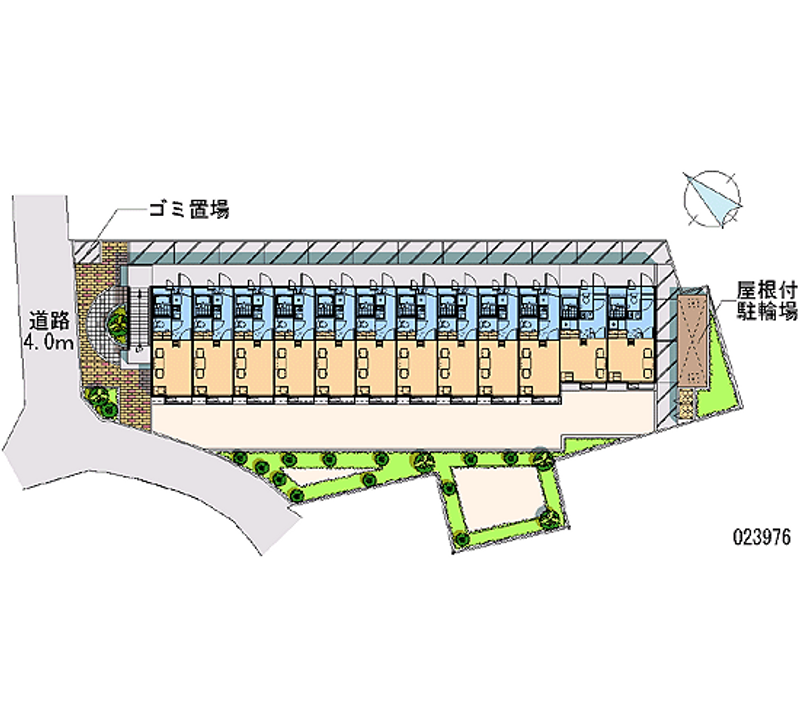 レオパレスグランデ瑞江 区画図