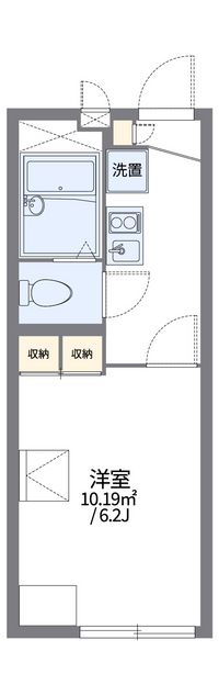 レオパレス栗山 間取り図