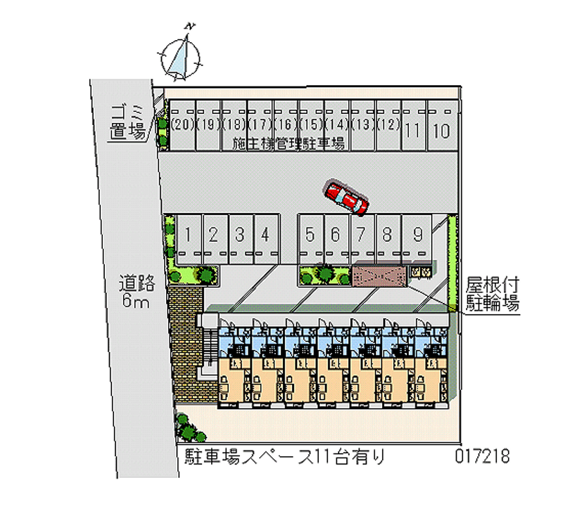 レオパレスいわき湯本 月極駐車場