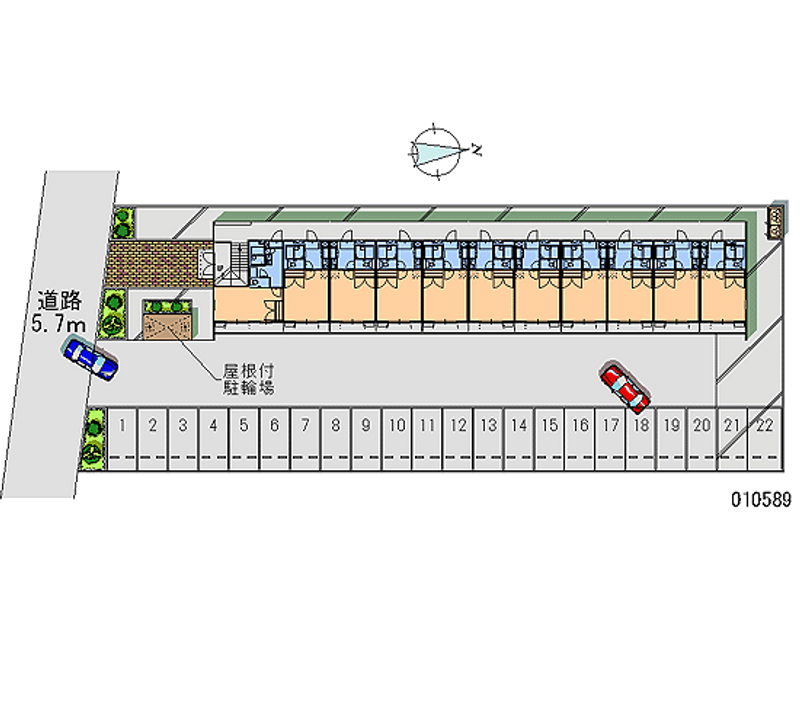 10589 Monthly parking lot