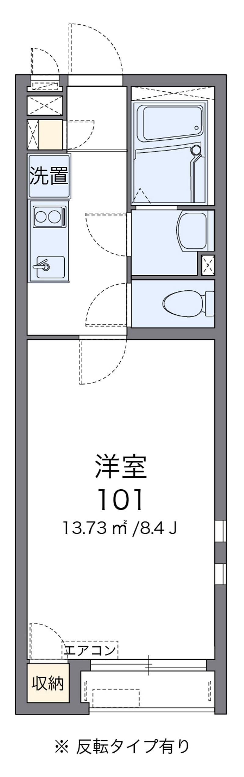 クレイノぐれいす 間取図