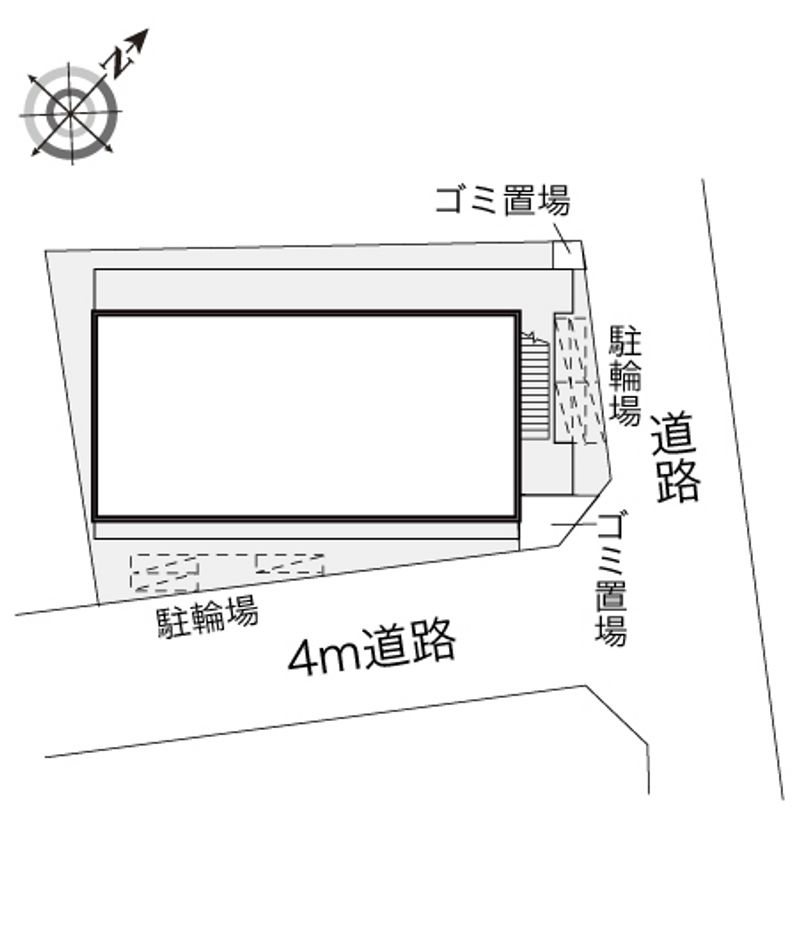 レオパレスサンシャイン田中２１ 配置図