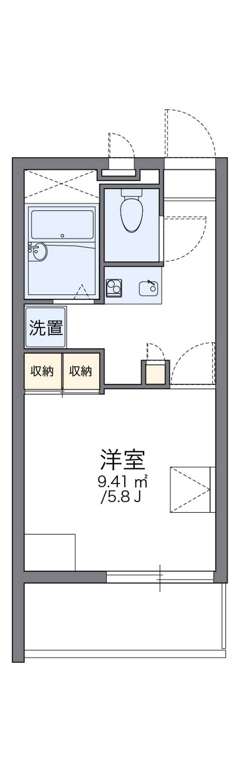 レオパレスｇｒｏｗ 間取図