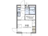 レオパレスレガシィ和田 間取り図