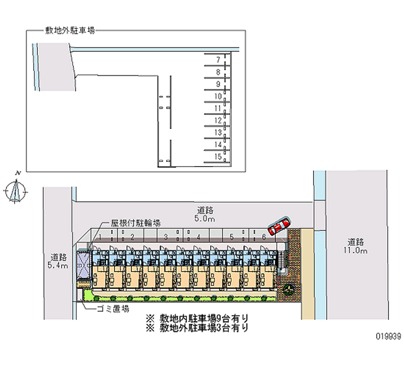 19939月租停车场