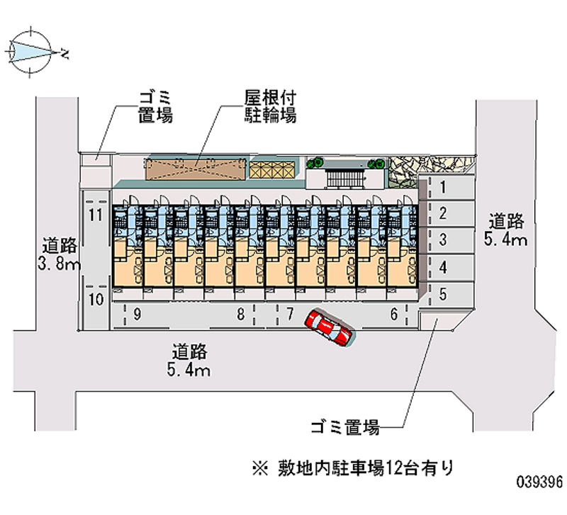 レオパレス本陣 月極駐車場