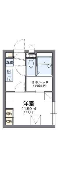 レオパレスＴＷＩＮＫＬＥ 間取り図