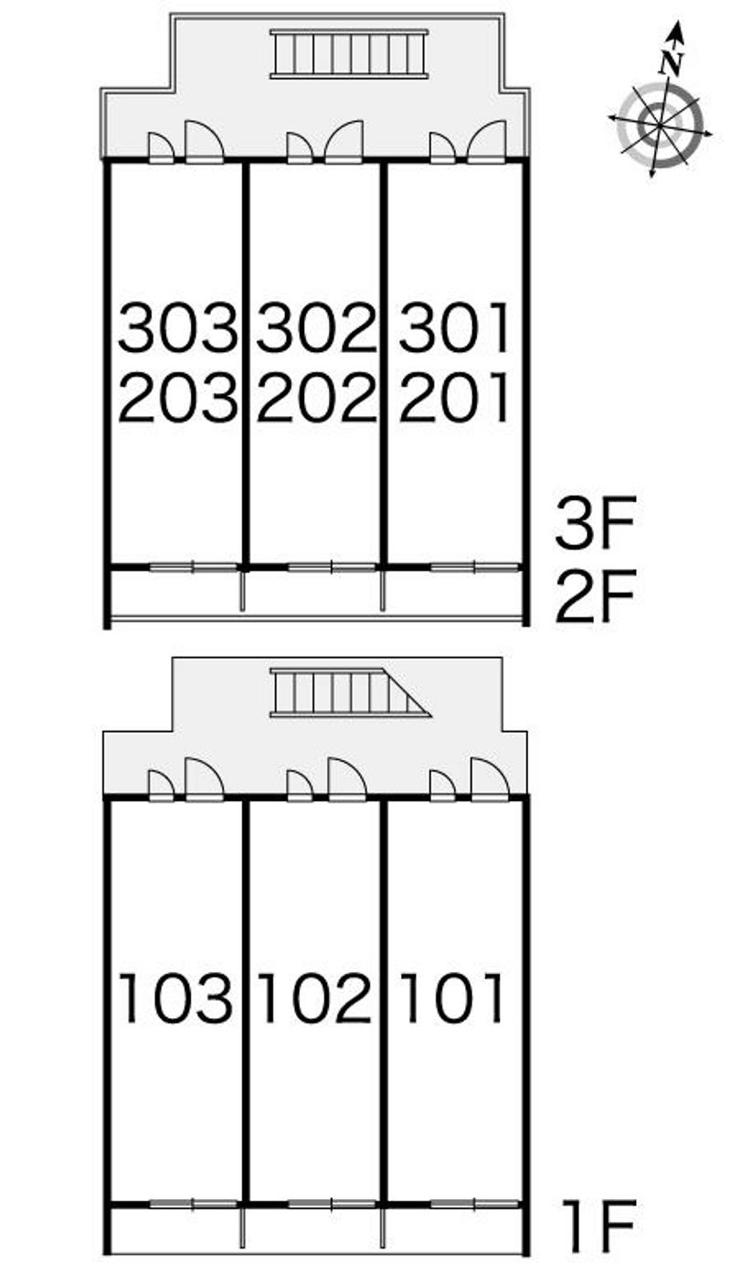 レオパレスＳＴＥＰ 間取配置図
