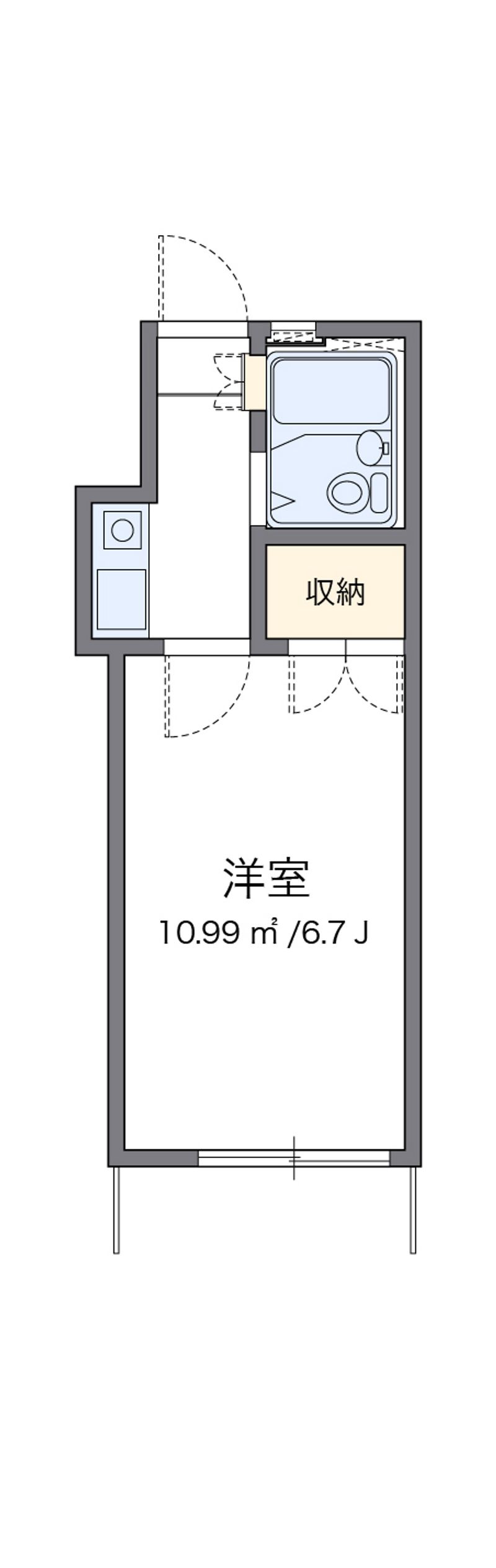 レオパレス武庫川第２ 間取図