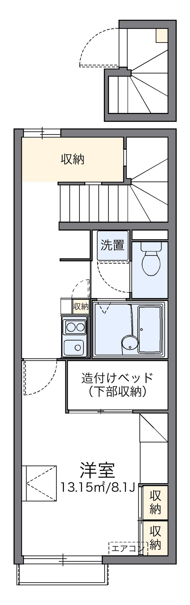 leopalace Hinatazaka Floor plan