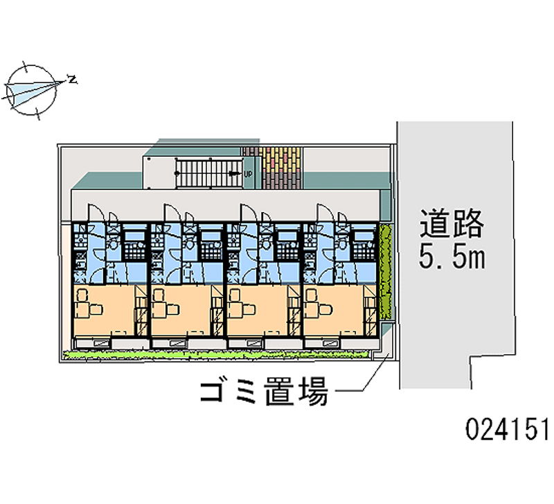 レオパレスＮＥＸＴ　ＯＮＥ 区画図