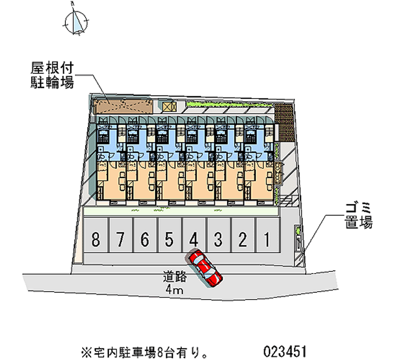 23451月租停车场