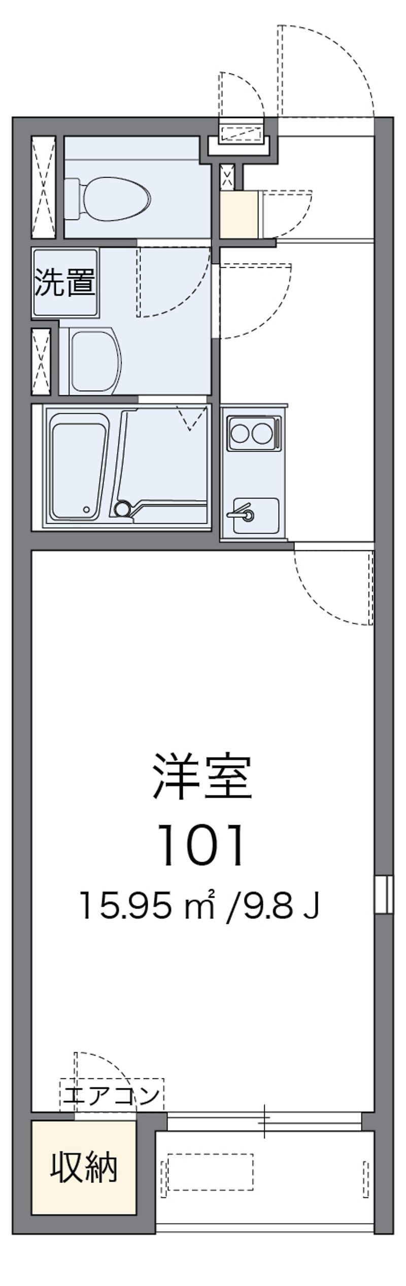レオネクストＫＡＺＵＭＩ 間取図
